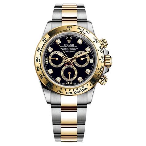 rolex daytona black face diamonds|Rolex stainless daytona black dial.